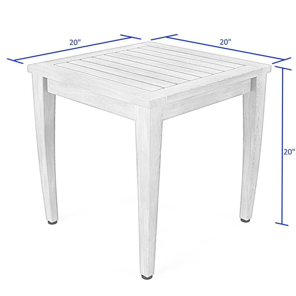 Laguna Teak Square End Table - Image 8